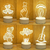 Imagem do Lâmpada LED 3D de Amor Romântico para Casa e Decoração - Luz Noturna Infantil e Candeeiro de Mesa