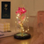 LED Light Flor em Tampa De Vidro, Eterna Rosa, Presente Do Dia Dos Namorado - comprar online