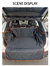 Capa Pet Protetora Impermeável SUV para Cães, Pet Cargo Cover, Dog Seat Mat para SUVs