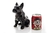 Estátua de cachorro buldogue francês nórdico, decoração para casa