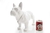 Estátua de cachorro buldogue francês nórdico, decoração para casa - loja online