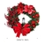 Guirlanda de Natal com Arco de Luz, Bolas, Flores Vermelhas - Decorações Natal - loja online