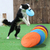 Frisbee Furacão Pet -Resistente à mordida Silicone Frisbee Brinquedos para Cão