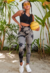 LEGGING CINZA/VERDE CLARO COM PRETO TIE DYE