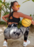 LEGGING CINZA/VERDE CLARO COM PRETO TIE DYE - comprar online
