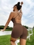 CONJUNTO CURTO TOP CRUZADO na internet