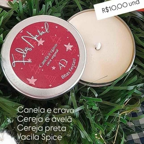 Lembrança de Natal - vela aromática 20g