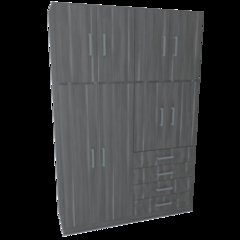 PLACARD 2 CUERPOS NORDICA CORREDERAS METALICAS