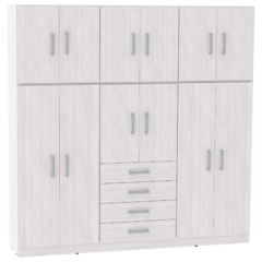 PLACARD 2 CUERPOS NORDICA CORREDERAS METALICAS - tienda online