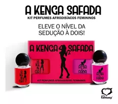 KIT A KENGA SAFADA PERFUME AFRODISÍACO FEMININO 5ML SEXY FANTASY