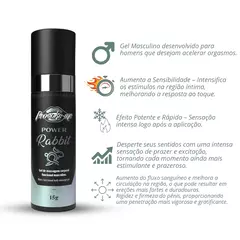 POWER RABBIT POTENCIALIZADOR RETANDANTE MASCULINO 15G PROVOKE-ME na internet