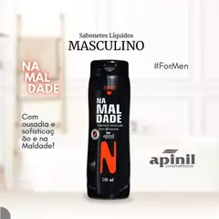 SABONETE LIQUIDO MASCULINO 200ML APINIL COSMÉTICOS - Sensação do Prazer Sex Shop Em Goiânia