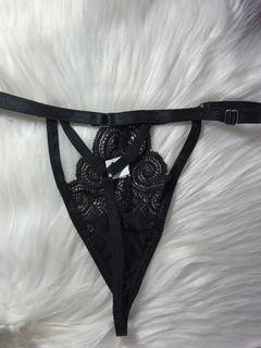 Conjunto Renda Sensual Ajustavel Fio na internet