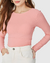 Blusa Feminina Recorte Franzido Lateral Em Malha Canelada De Viscose Malwee 1000117705 na internet