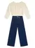 Conjunto Menina Calça Wide Leg Em Jeans Leve - Carinhoso na internet