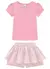 Conjunto Blusa Laço e Short Saia Em Algodão - Carinhoso