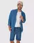 Bermuda Masculina Slim Cintura Média Em Jeans Com Elastano Malwee - loja online