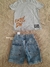 Conjunto Camiseta Enjoy Your Day Em Algodão e Bermuda Estampa Just Fun Em Jeans Moletom Malwee Kids - comprar online