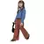 Conjunto Menina Camisa Jeans & Calça Wide Leg- Carinhoso na internet
