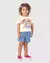 Blusa Infantil Menina Manga Babado Patrulha Canina Malwee Kids - comprar online