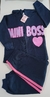 Conjunto Moletom Peluciado Infantil Feminino Mini Boss na internet