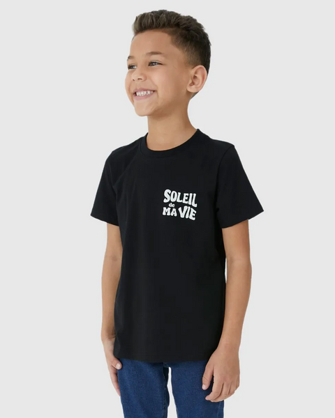 Camiseta Infantil Unissex Soleil De Ma Vie Em Algodão Malwee Kids