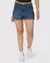 Bermuda Feminina Boyfriend Com Cinto Em Jeans Elastano Malwee na internet