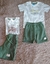 CONJUNTO CAMISETA E BERMUDA LISTRADO KAMYLUS