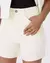 Short Feminino Mom Cintura Alta Em Sarja Com Elastano Malwee - loja online