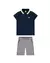 Conjunto Infantil Menino Camisa Polo Gola Contraste Em Algodão Malwee Kids - loja online