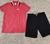 Conjunto Infantil Menino Camisa Polo Gola Contraste Em Algodão Malwee Kids - comprar online