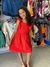 Vestido Infantil Hering com Babado Vermelho HERING - comprar online