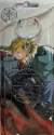 fullmetal alchemist llavero metal plano 2d A