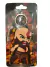 god of war kratos llavero goma plano 2D B