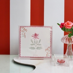 Caixa de Acrílico Floral - comprar online