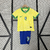 Kit Infantil I Brasil 2024/25 Nike Amarelinha - Versão Infantil