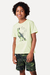 CAMISETA MINI TP ESTAMPA PICA PAU PINES VERDE MATCHA - comprar online