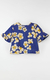 BLUSA MALHA FLORADA AZUL