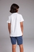 T-SHIRT BASICA KIDS BR/PT ALGODÃO EGÍPCIO - comprar online