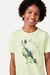 CAMISETA MINI TP ESTAMPA PICA PAU PINES VERDE MATCHA - comprar online