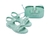 SANDALIA MINI MELISSA VERDE/PRATA - Loja Petiz