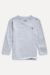 CAMISETA MINI TP ML KIEV CINZA MESCLA