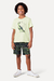 CAMISETA MINI TP ESTAMPA PICA PAU PINES VERDE MATCHA - loja online