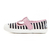 TALBOT LISTRADO PRETO E BRANCO E ROSA E SOLA BRANCA - comprar online