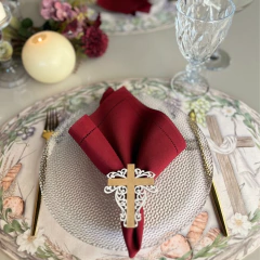 Kit de Mesa Posta - Páscoa Cristã - DeCorações