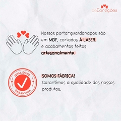 Kit Anéis de Guardanapo - Cruz com coração - loja online