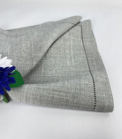 Guardanapos de Linho Sintético-Ponto Ajour - DeCorações