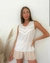 Blusa de dos canesú en V con volado