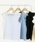 Blusa con volado en cuello y sisa