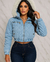Campera jeans con corderito - tienda online